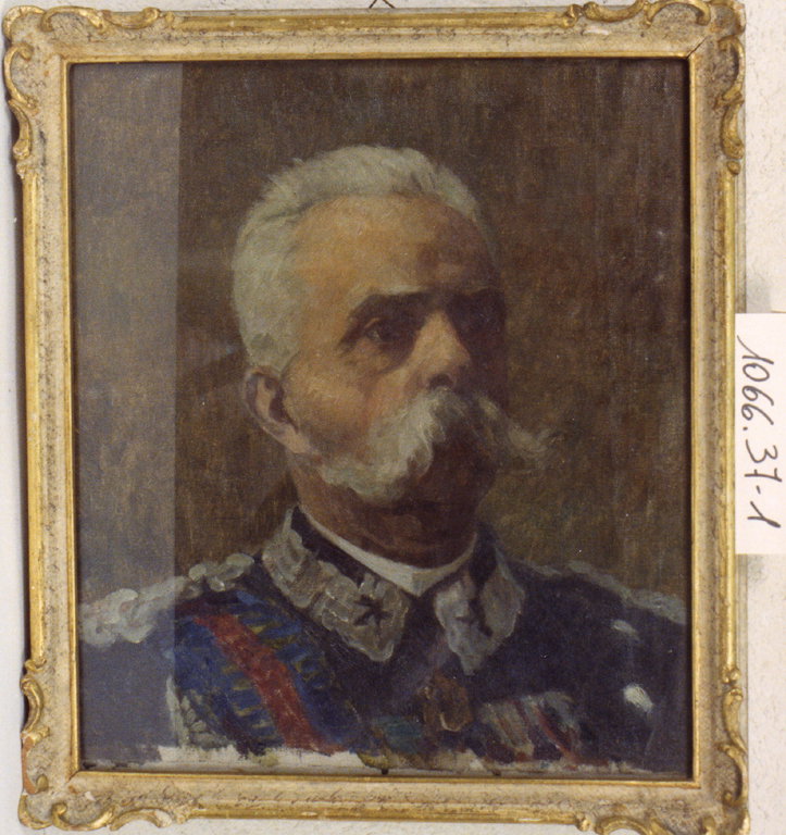 Ritratto di Umberto I (dipinto) - ambito piemontese (ultimo quarto sec. XIX)